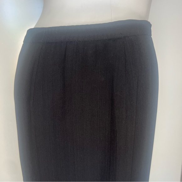 (18) Women’s WORTHINGTON-Black Straight Pencil Skirt Suit Lined one button Zip - Picture 9 of 15